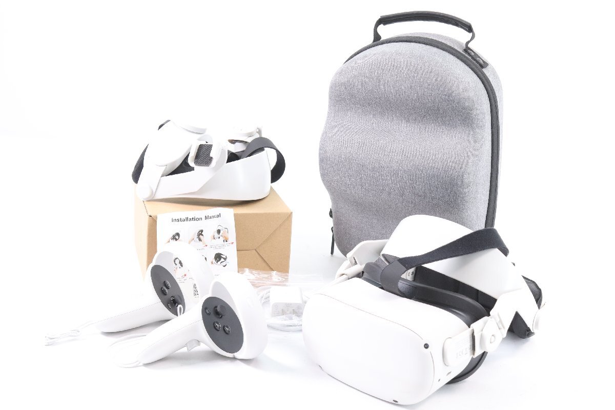 【通電未確認】Ocukus オキュラス KW49CM QUEST2 VR ヘッドセット ゲーム ワイヤレス ゲーム機器 ジャンク品 5313-K_画像1