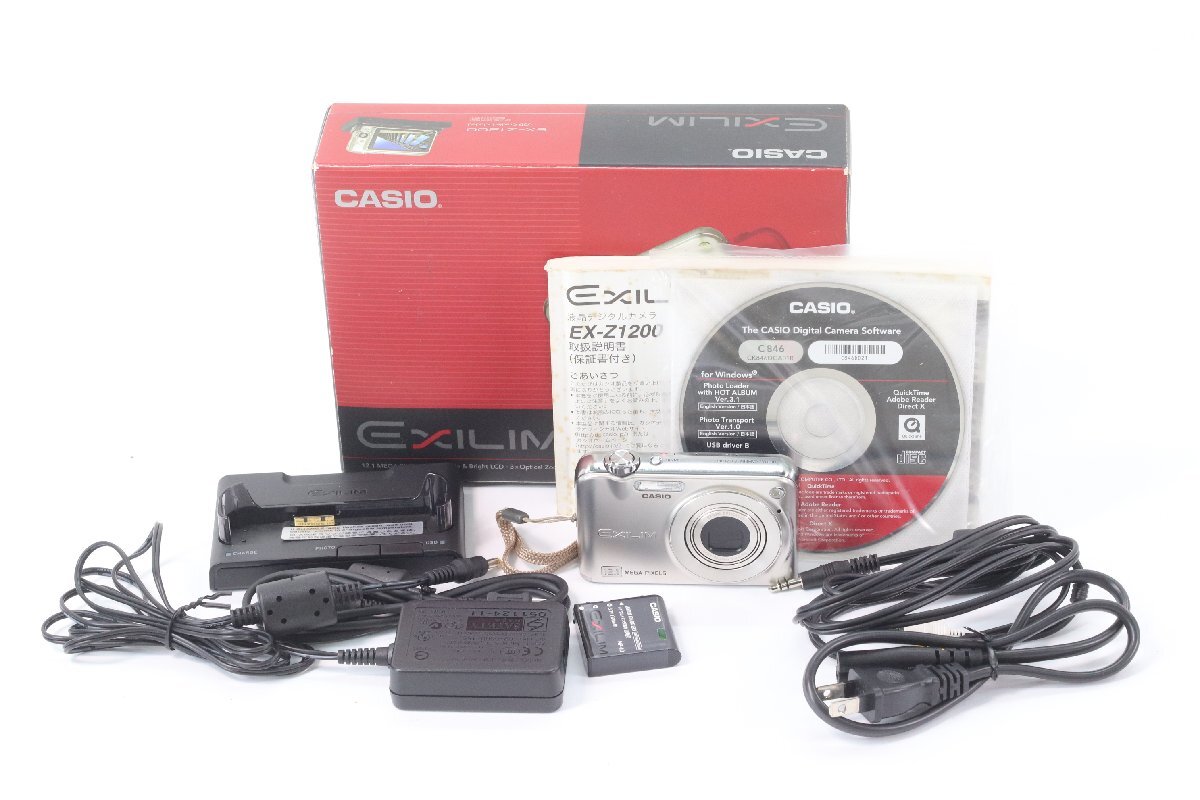 CASIO カシオ EXILIM エクシリム EXZ1200 コンパクト デジタル カメラ コンデジ 43665-K_画像1