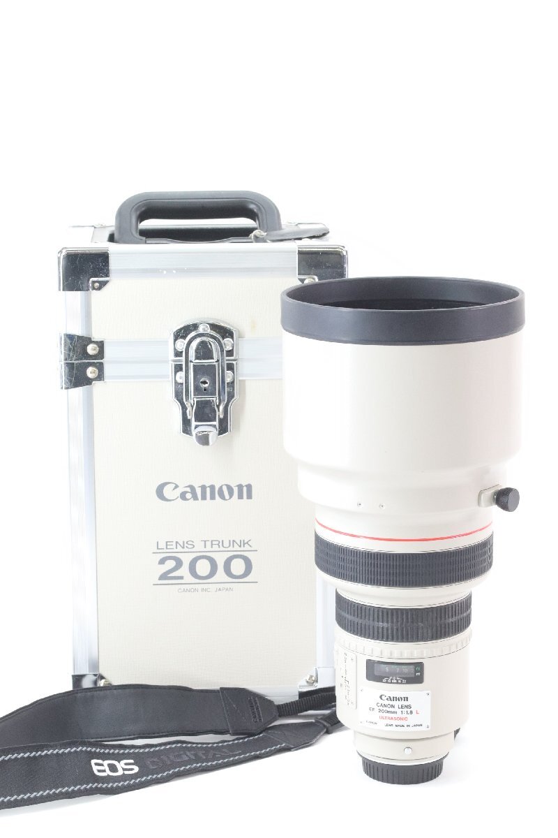 CANON キャノン LENS EF 200mm F1.8 L ULTRASONIC カメラ 一眼レフ 単焦点 レンズ ハードケース付き 43637-Kの画像1