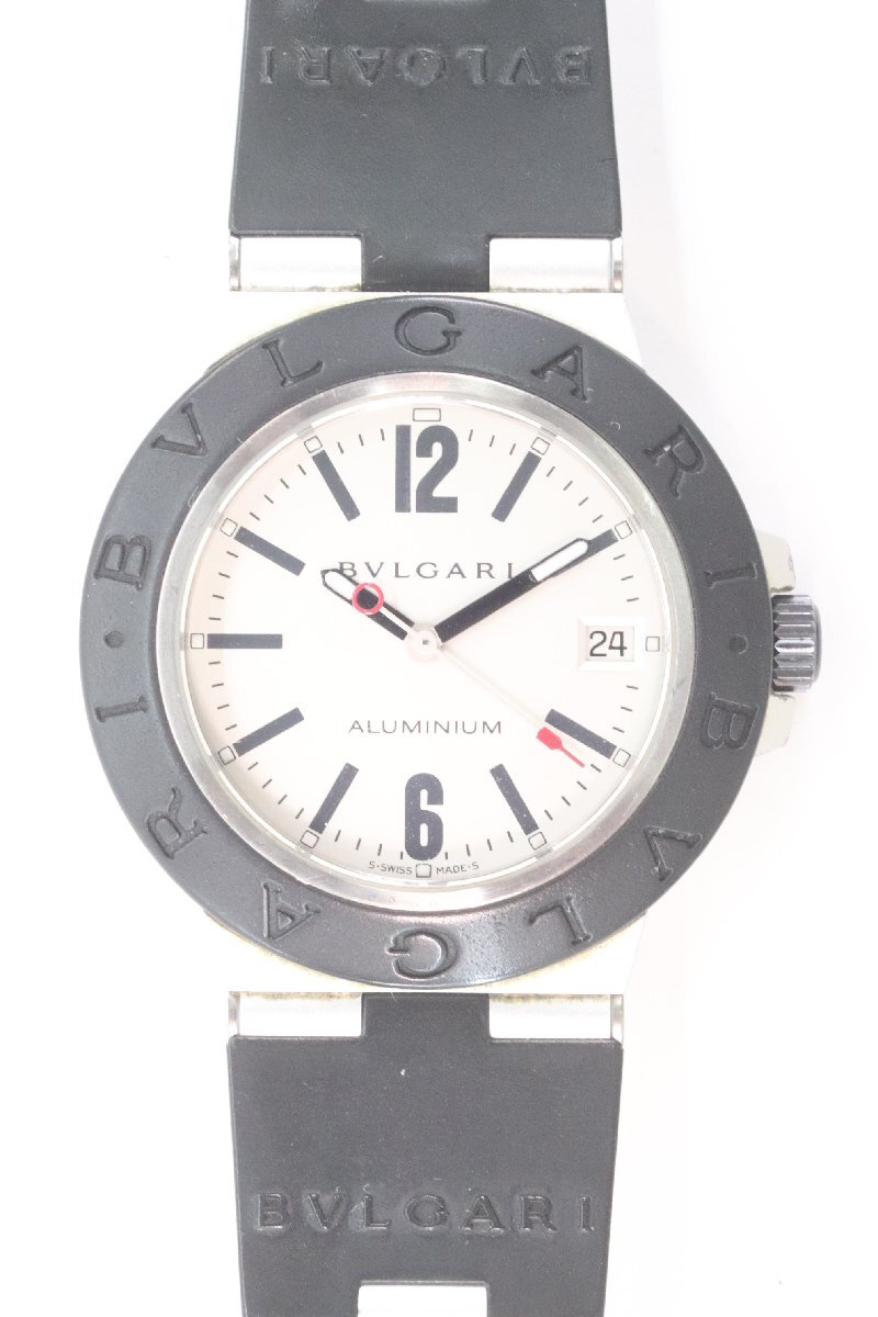 BVLGARI BVLGARY ALUMINIUM aluminium AL38TA самозаводящиеся часы Date мужские наручные часы Junk 5331-HA