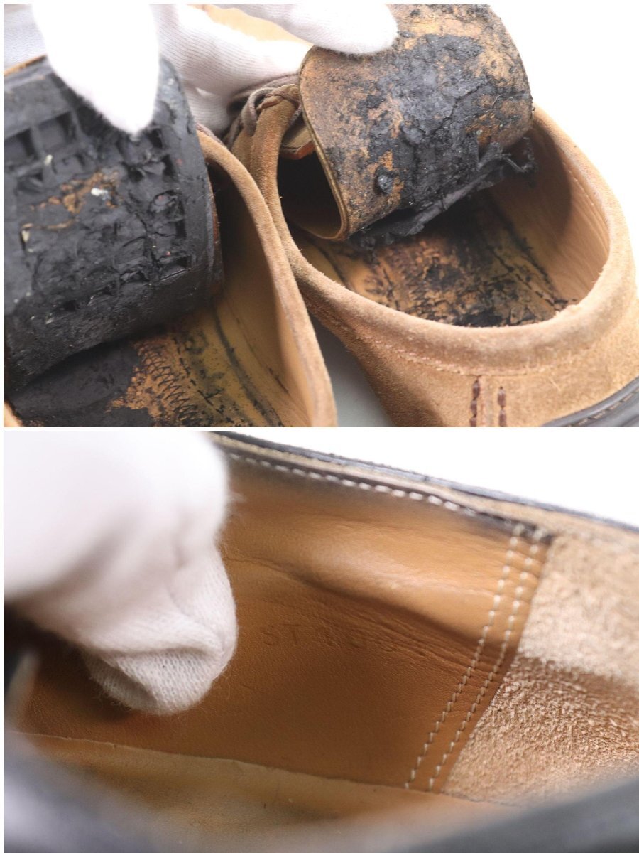 【3点】LOUIS VUITTON ルイヴィトン スクエアトゥ モカシン レザー 革靴 メンズ ブラック ブラウン系 男性 紳士 まとめ売り 5312-K_画像7