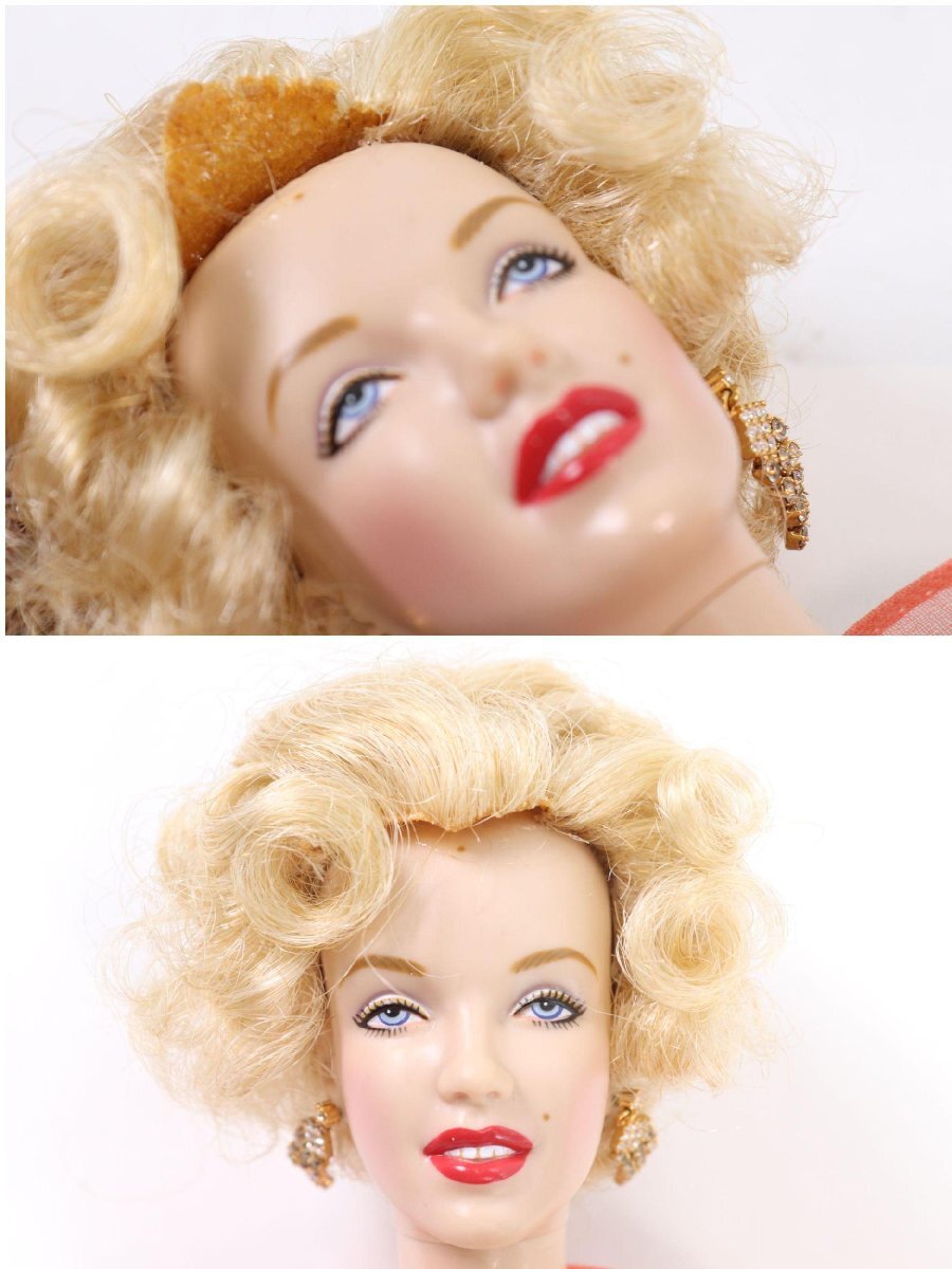  Franklin Mint Marilyn Monroe figure pink dress doll DOLL portrait doll doll 5395-K