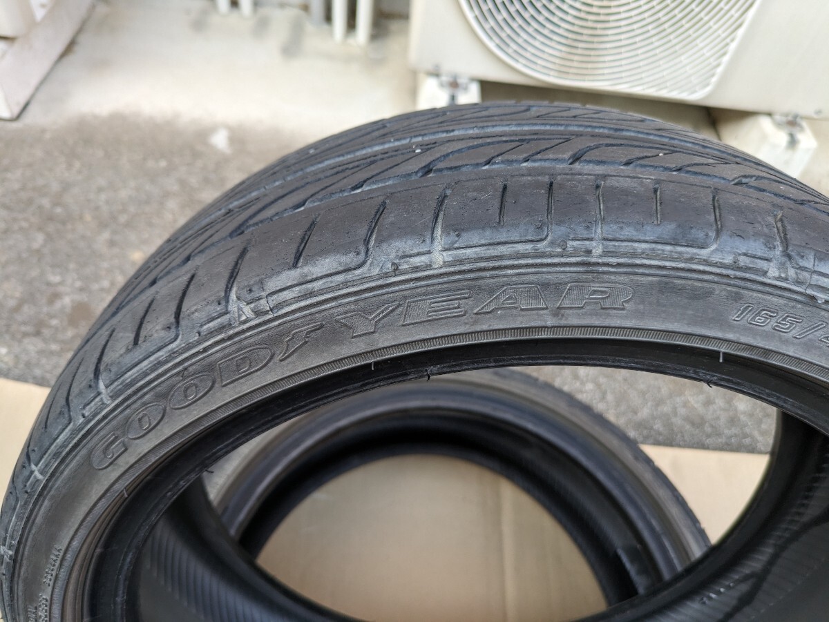 グッドイヤー LS2000 165/45R16 70W 2本 サイドヒビアリ .　_画像5