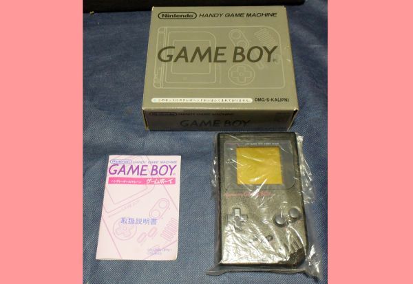 ■美品・動作品■　任天堂　Nintendo GAMEBOY DMG-01 DMG-S-KA(JPN) ブラック　箱・取扱説明書付属　レターパックプラス発送_画像1