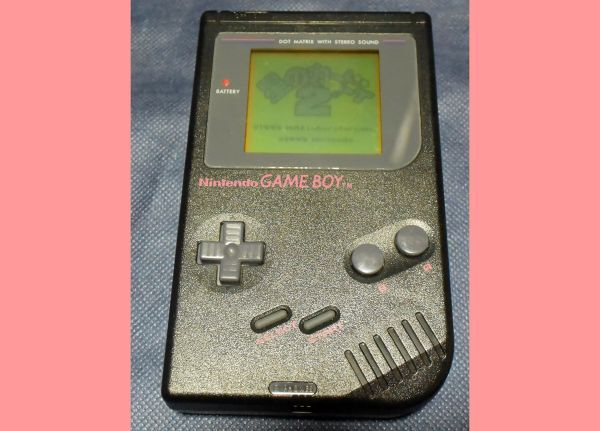 ■美品・動作品■　任天堂　Nintendo GAMEBOY DMG-01 DMG-S-KA(JPN) ブラック　箱・取扱説明書付属　レターパックプラス発送_画像2