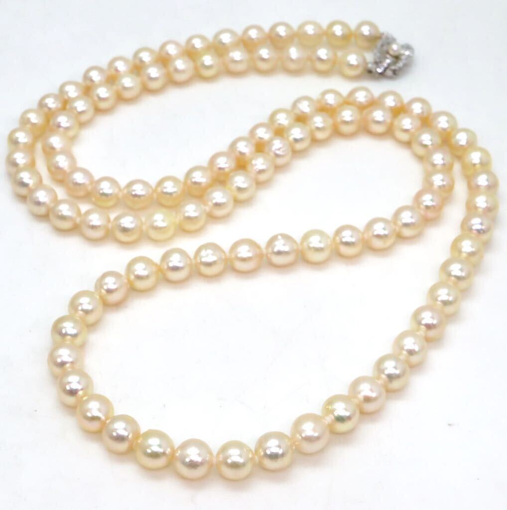 大珠!!保証書付き!!＊TASAKI(田崎真珠)アコヤ本真珠ロングネックレス＊m 80.0g 87.5cm パール pearl jewelry necklace DD0/EC0の画像4