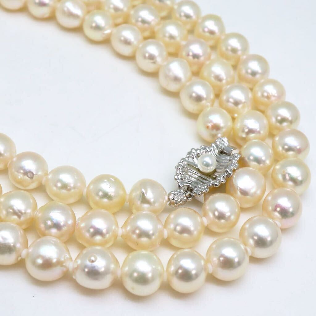 大珠!!保証書付き!!＊TASAKI(田崎真珠)アコヤ本真珠ロングネックレス＊m 80.0g 87.5cm パール pearl jewelry necklace DD0/EC0の画像1
