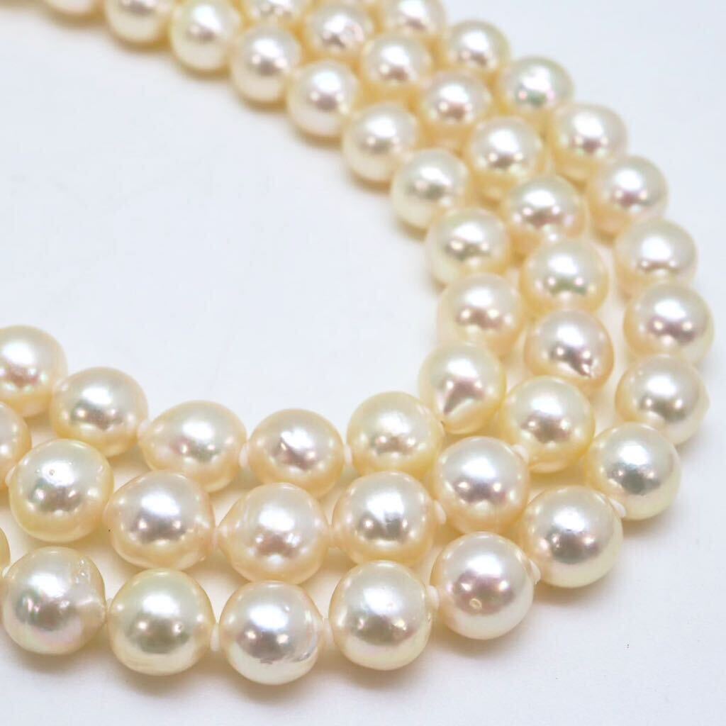 大珠!!保証書付き!!＊TASAKI(田崎真珠)アコヤ本真珠ロングネックレス＊m 80.0g 87.5cm パール pearl jewelry necklace DD0/EC0の画像3