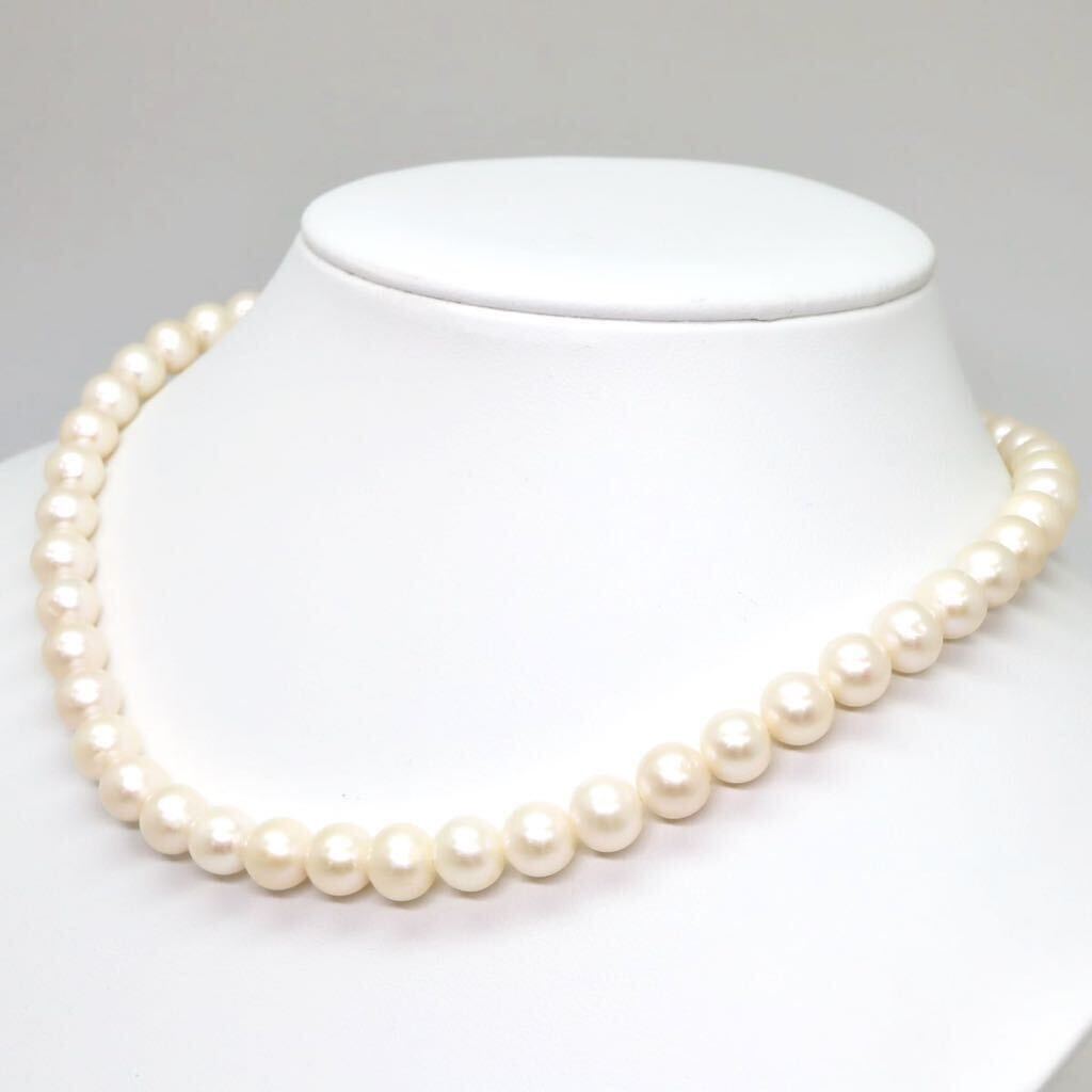 ソーティング付き!!＊本真珠ネックレス＊m 約41.0g 約41.5cm パール pearl necklace jewelry silver DE0/DG_画像3