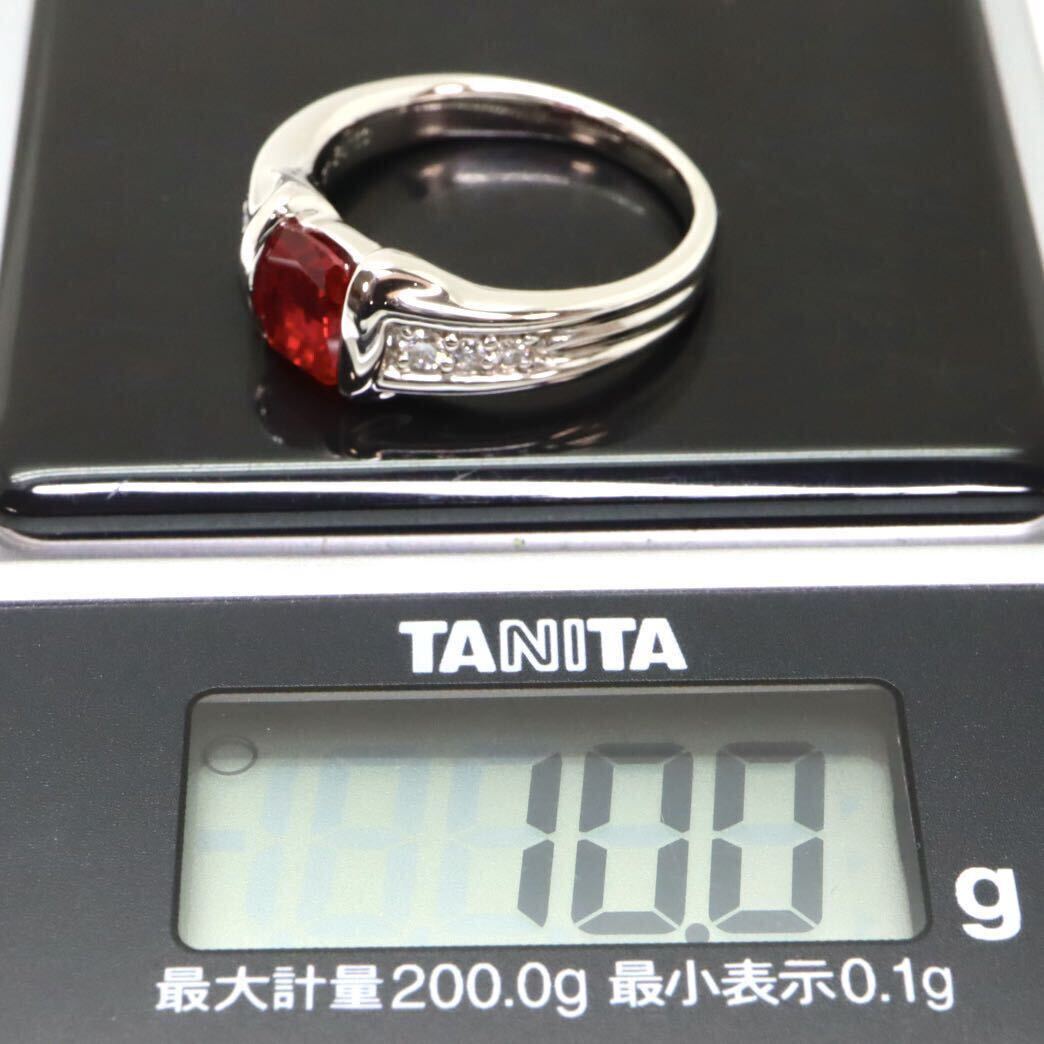 ＊CrescentVert(クレサンベール)Pt950ルビー/天然ダイヤモンドリング＊m 約10.0g 12.5号 ruby diamond jewelry ring 指輪 EE0/EE0_画像9