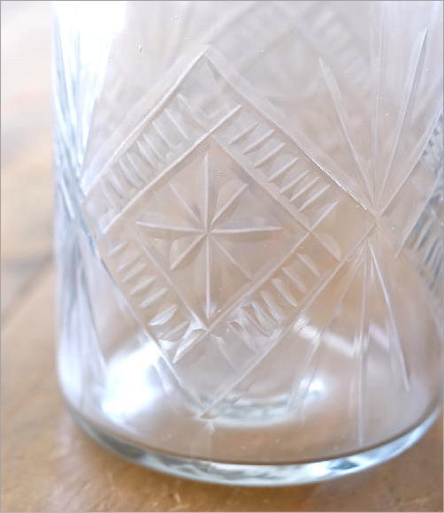 花瓶 花びん ガラスベース フラワーベース おしゃれ ガラス 花器 大きめ 透明 シンプル インドの吹きガラスベース C_画像6