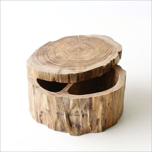 小物入れ おしゃれ 木製 チーク材 小物収納 ウッド 天然木 木目 ナチュラル スライド式 チーク スライドボックス_画像7