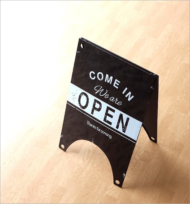 サインボード 看板 オープン クローズ プレート サインスタンド 店舗 カフェ 玄関 OPEN CLOSED 開店 閉店 オープンクローズサインボード_画像2