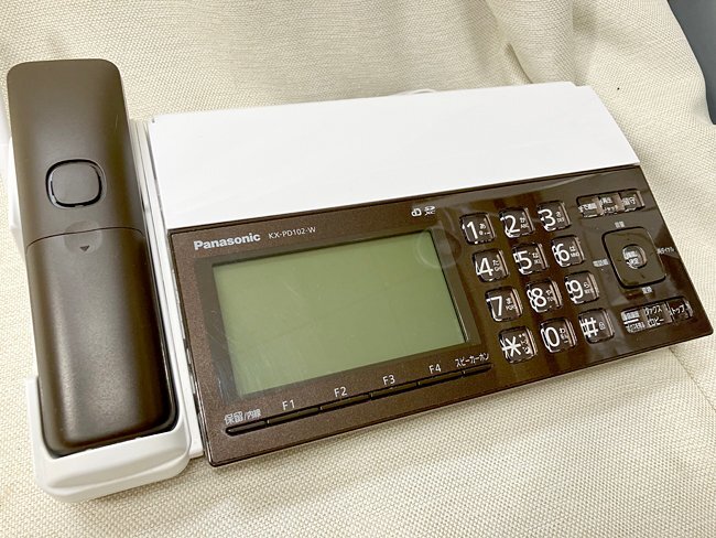 [ Panasonic/ Panasonic ].....FAX personal fax parent machine telephone machine *KX-PD102-W*