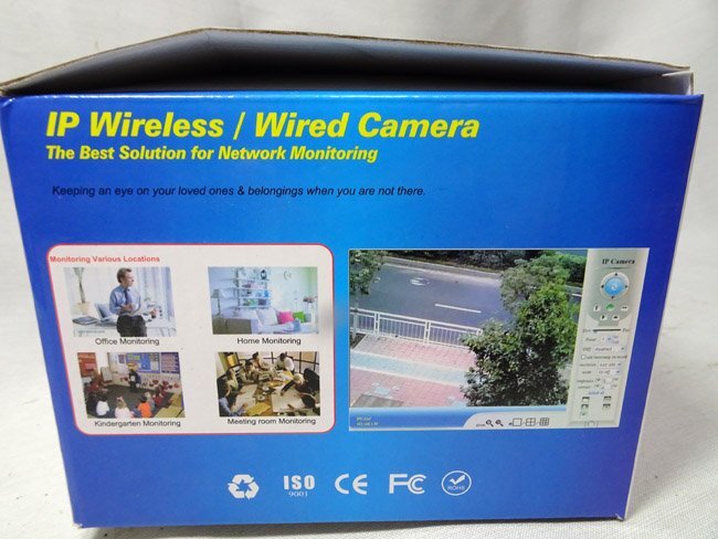 ①IP Wireless/Wired　Camera ネットワークカメラ 防犯カメラ 監視カメラ 通電確認済 ジャンク扱い品_画像7