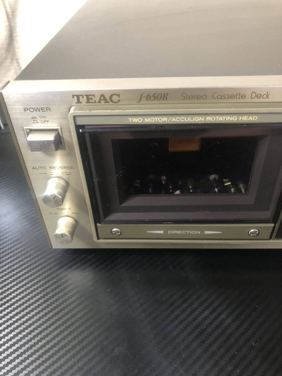 ト○ TEAC ティアック カセットデッキ f-650R の画像3