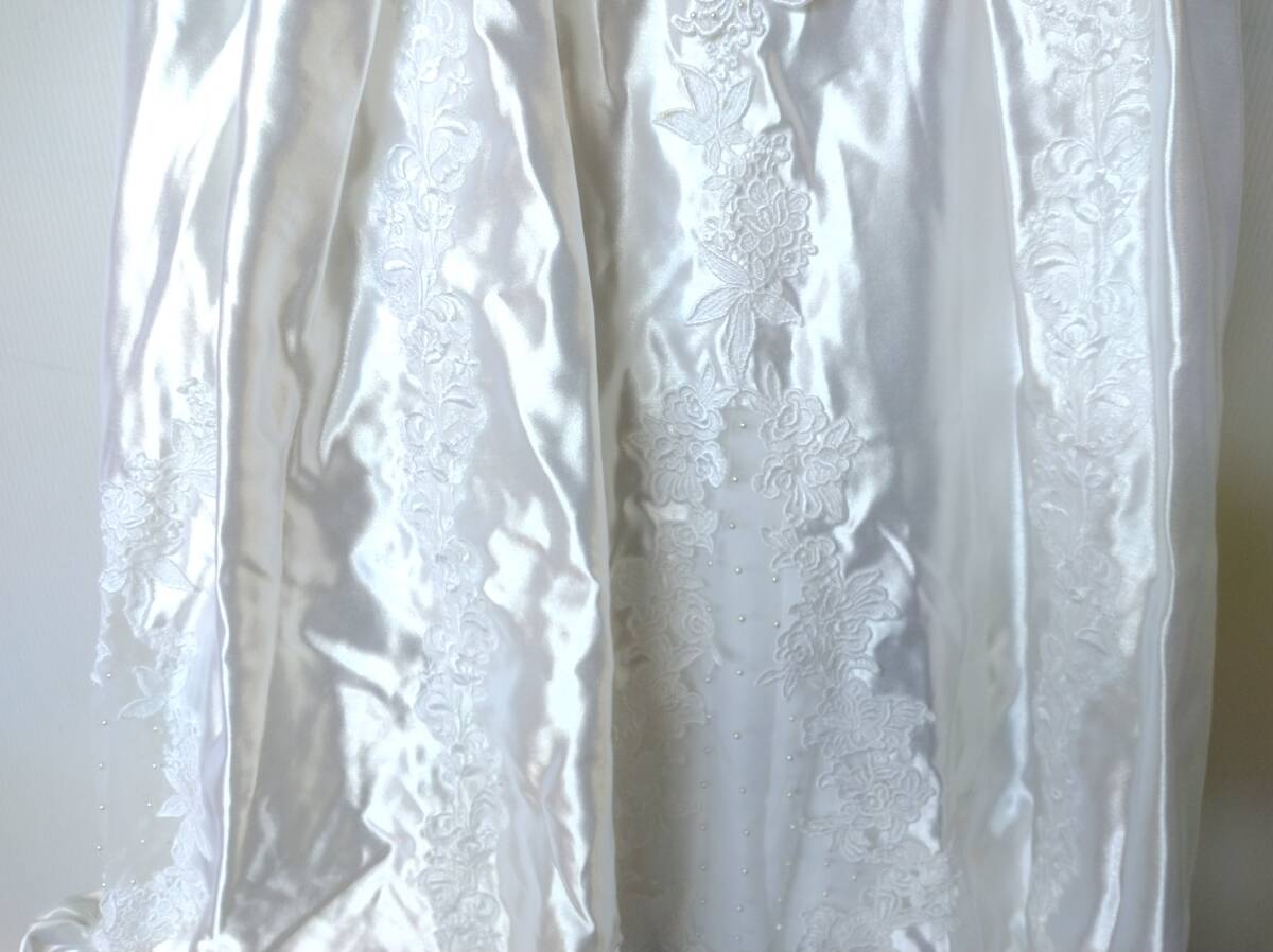 あ//しH1502　　 ウエディングドレス　白　　リメイク素材　コスプレ　衣装_画像8