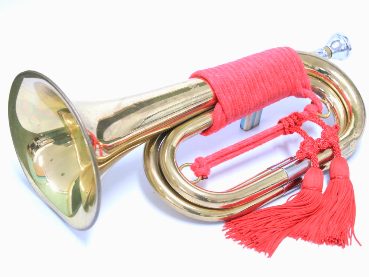 a//A7504 wind instruments HOLST ho ru -stroke signal trumpet three  volume . army trumpet festival musical instruments 