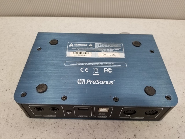 あ//J6778 Presonus プレソナス Audio Box iTwo  オーディオインターフェイス 通電OKの画像5