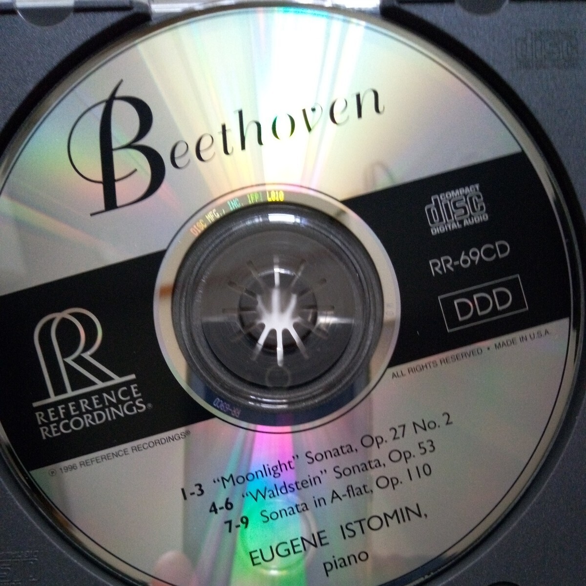 ベートーヴェン/ピアノソナタ第14番「月光」第21番「ワルトシュタイン」第31番 E.イストミン(P)リファレンスRR-69CD 美盤の画像2