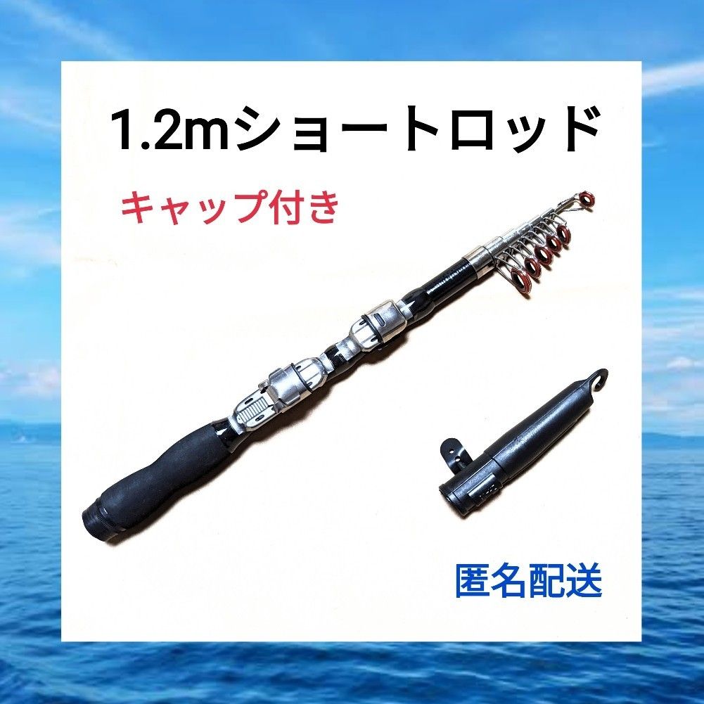 1.2mショートロッド穴釣り根魚狙い　サビキ釣りぶっこみ釣り