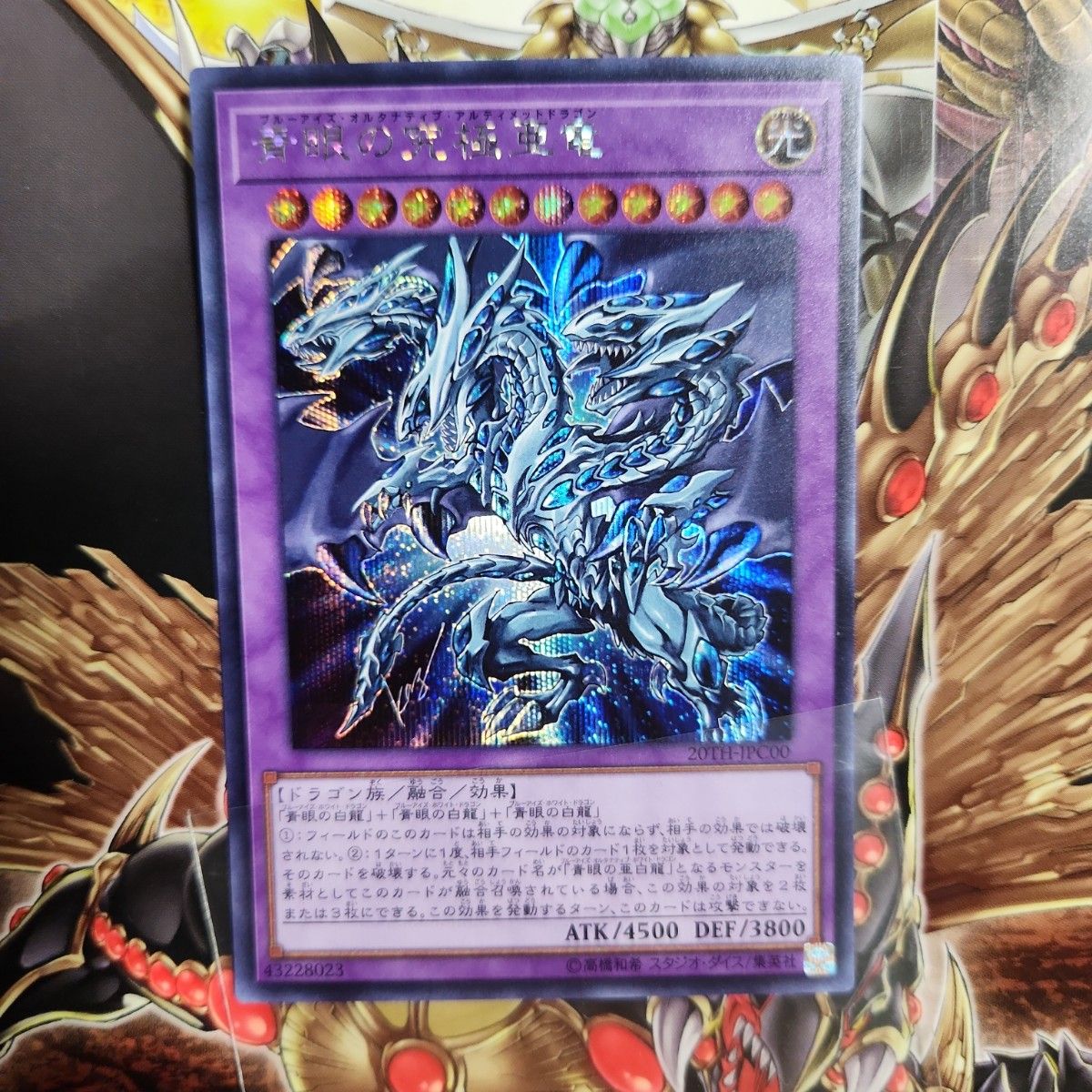 遊戯王 青眼の究極亜竜 シークレット ブルーアイズ 遊戯王 青眼の究極亜竜 シークレット ブルーアイズ