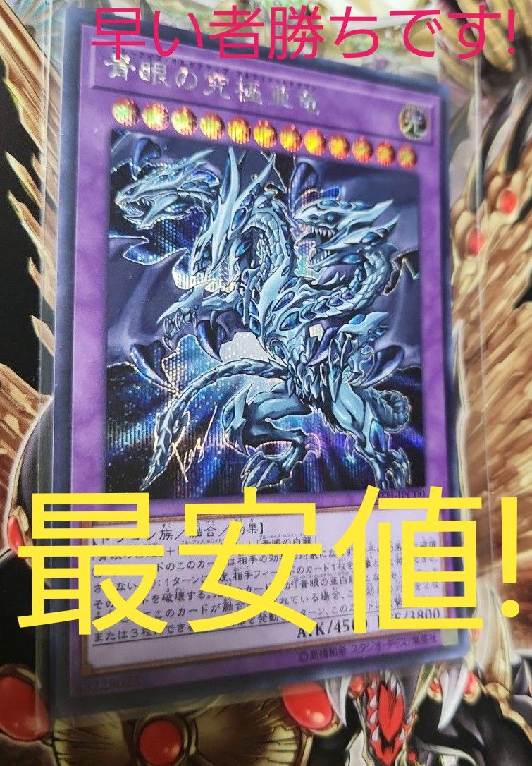 遊戯王 青眼の究極亜竜 シークレット ブルーアイズ 遊戯王 青眼の究極亜竜 シークレット ブルーアイズ