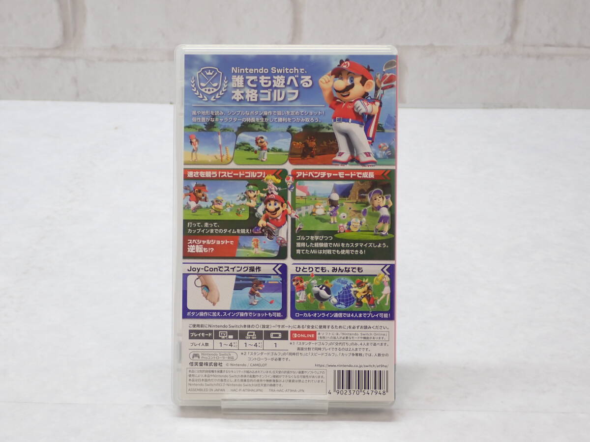 731◆中古品★ニンテンドースイッチソフト Nintendo Switch マリオゴルフ スーパーラッシュ_画像2