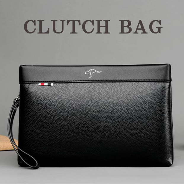  clutch bag men's bag bag A4 second bag business casual brand formal PU leather leather high class high capacity purse ceremonial occasions 