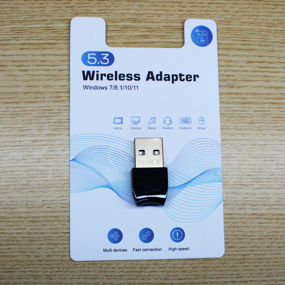 Bluetooth 5.3 adaptor receiver USB small size maximum communication distance 20m Mini USB Don gru wireless adaptor earphone Bluetooth adapter 