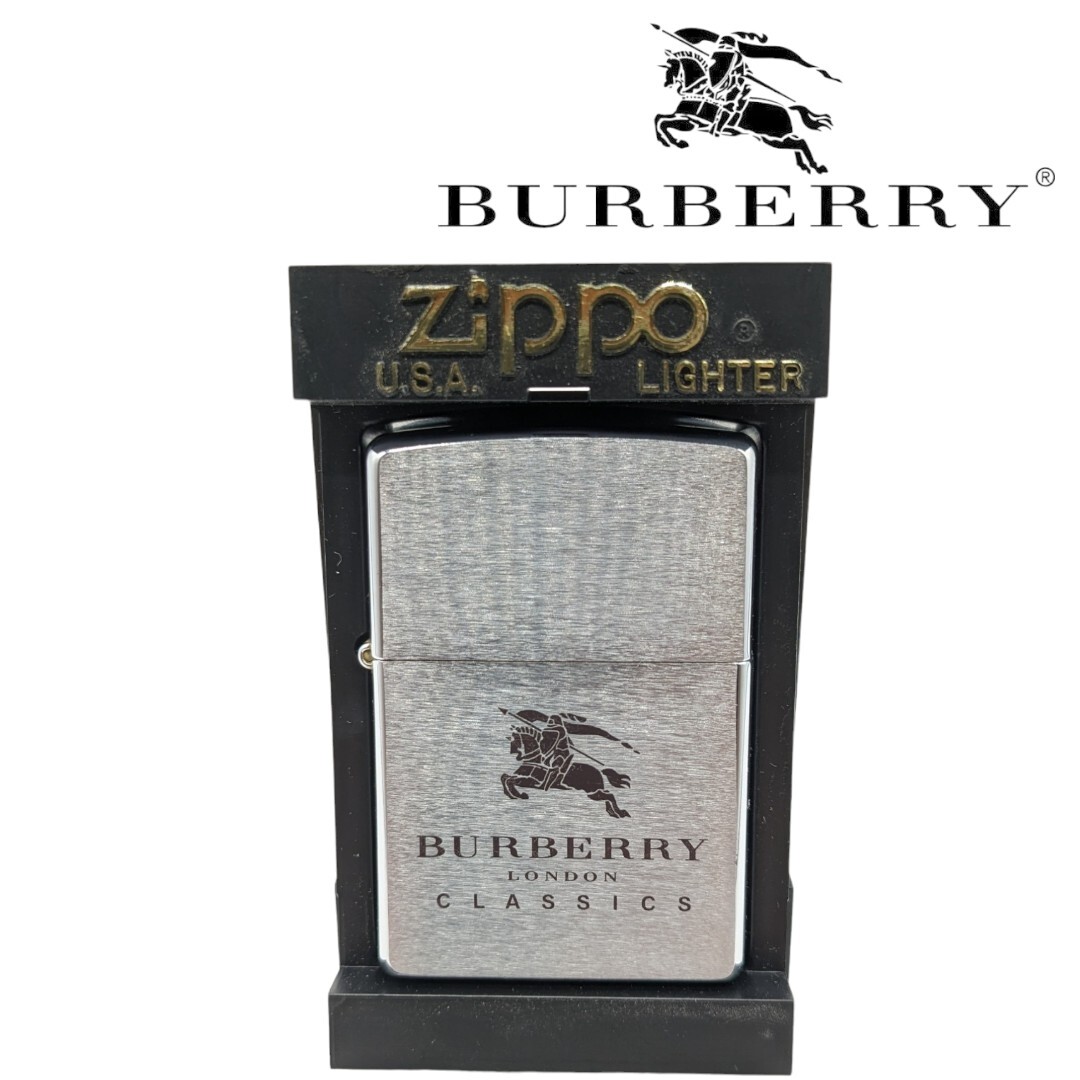 未使用品 ZIPPO BURBERRY LONDON バーバリー ジッポー オイル 未使用品 ZIPPO BURBERRY LONDON バーバリー ジッポー オイル