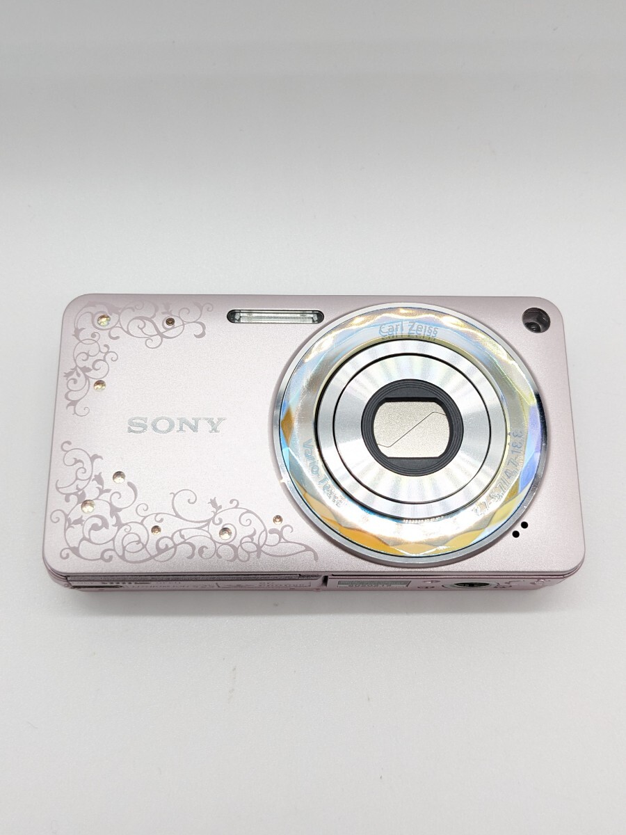 美品 SONY コンパクトデジタルカメラ DSC-W350D ピンクローズ Cyber-shot サイバーショット ソニー コンデジ_画像2