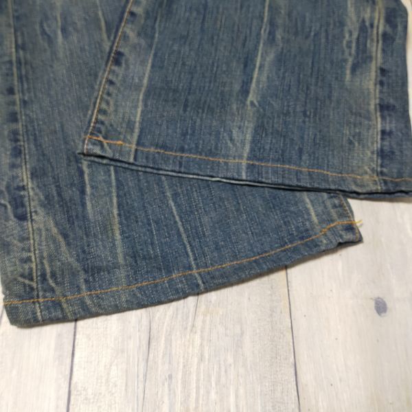 ☆GAS ガス☆USED加工 シンチバック デニム パンツ W30 S722_画像5