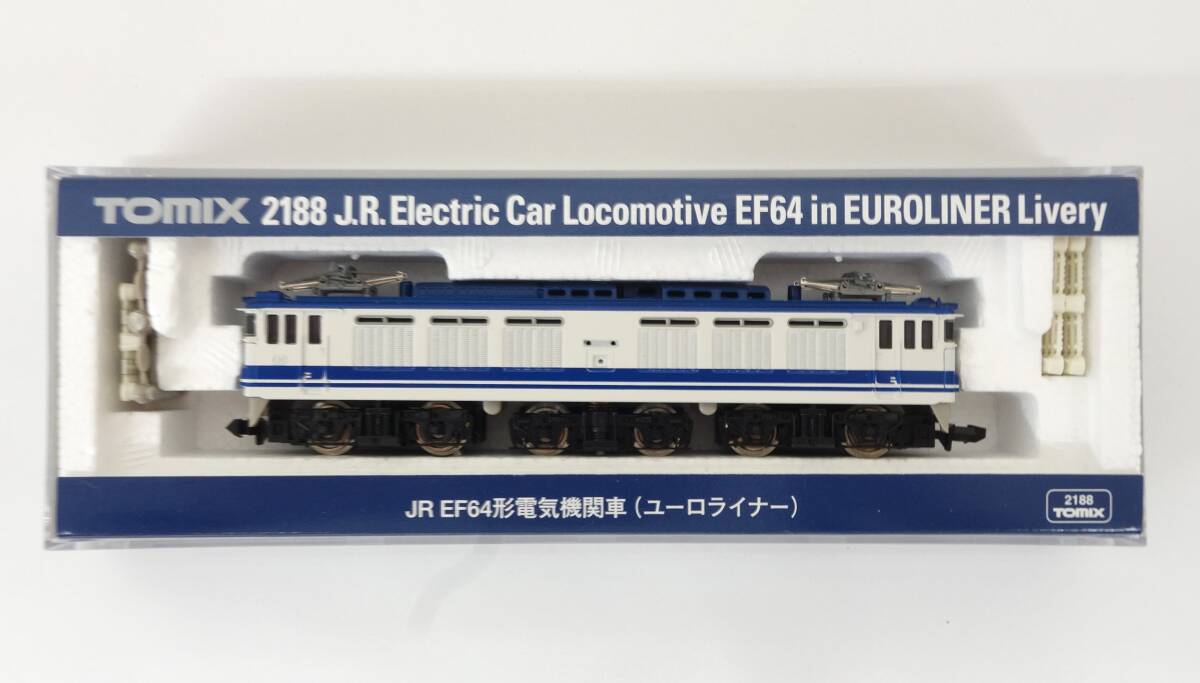 レトロコレクション　当時物 　Nゲージ　鉄道模型 ＊TOMIX トミックス　 ＊2188　JR.EF64形　電器機関車 　ユーロライナー　EUROLINER _画像1