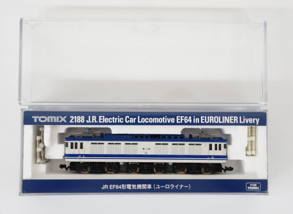 レトロコレクション　当時物 　Nゲージ　鉄道模型 ＊TOMIX トミックス　 ＊2188　JR.EF64形　電器機関車 　ユーロライナー　EUROLINER _画像3