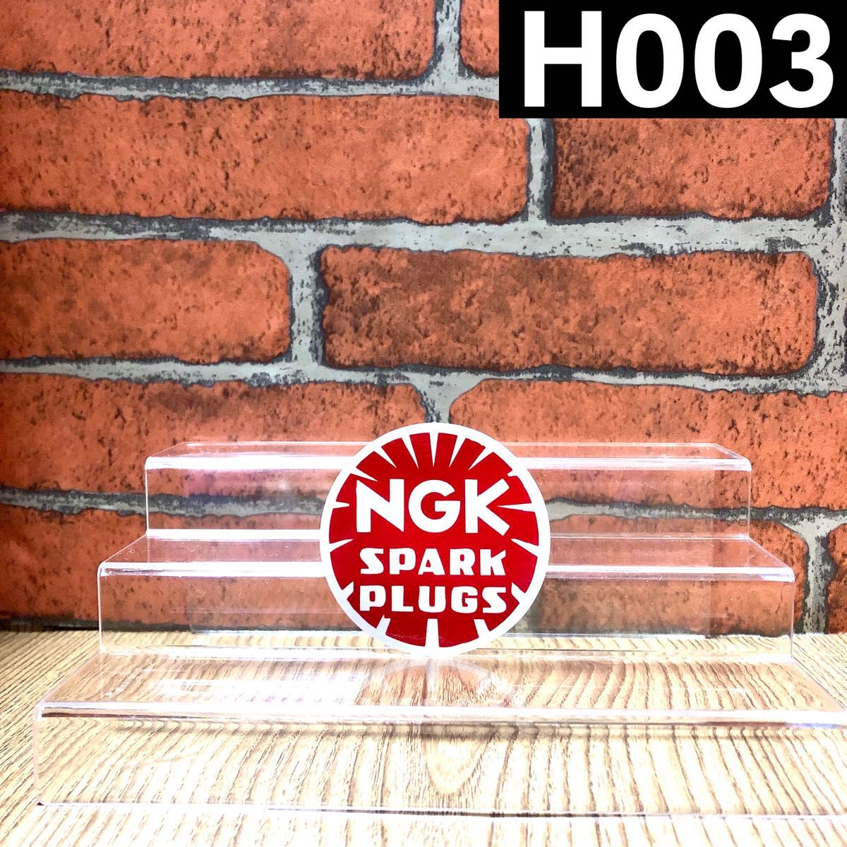 【H003】NGK SPARK PLUGS スパークプラグ　ステッカー【匿名発送 】