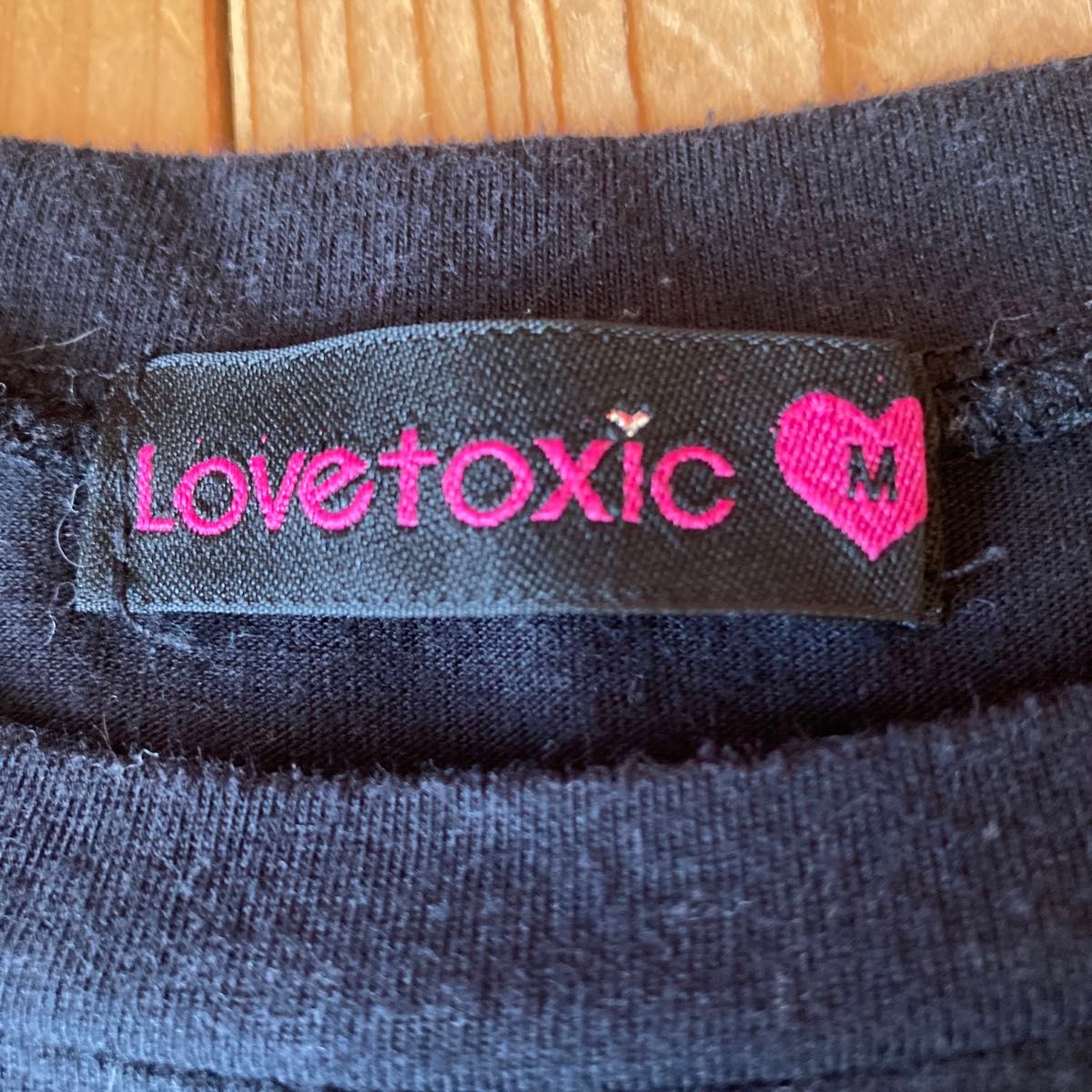 Lovetoxic ラブトキシック  半袖 Tシャツ 150cm、M、黒 ミルク 、ラブトキ