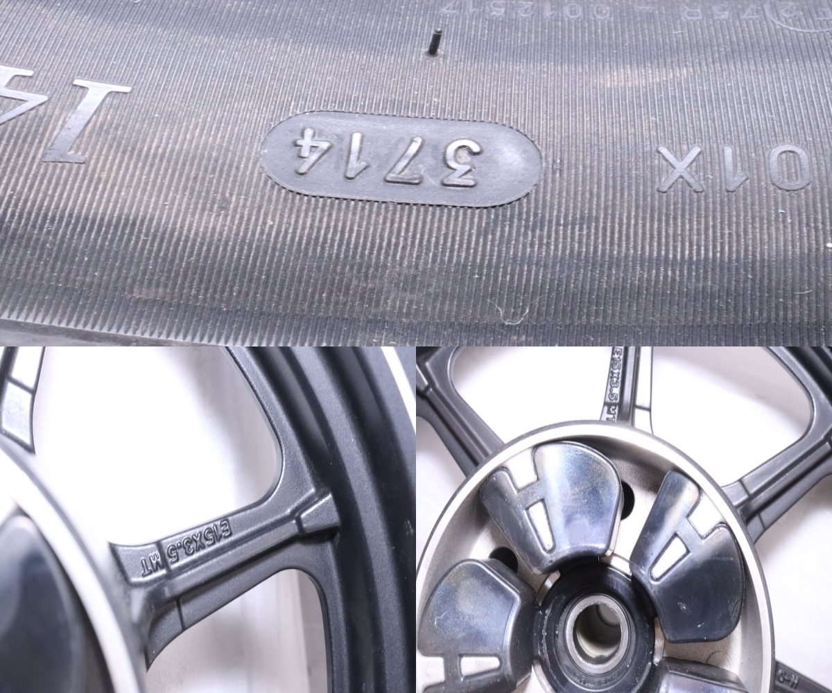 44-1902* с новой машины * Street XG750 задний колесо с шиной 1 шт. 140/75 R15 E15×3.5 MT 5 дыра Harley Davidson bk(QT)