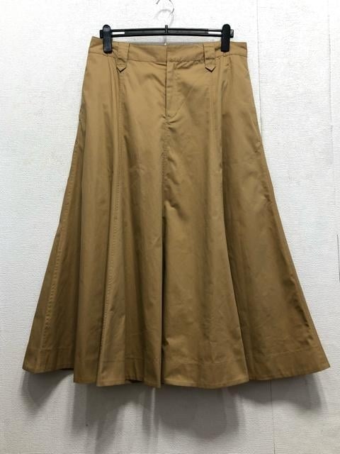 新品☆3L♪ベージュ系♪コットン100%フレアスカート♪ロングスカート☆b754