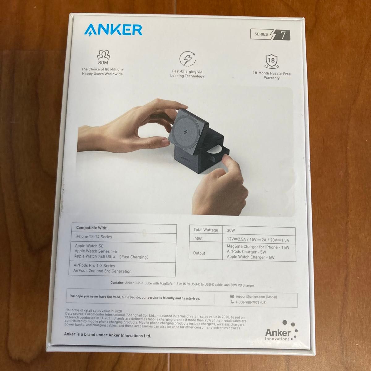 ANKER 3-in-1 Cube with Mag Safe