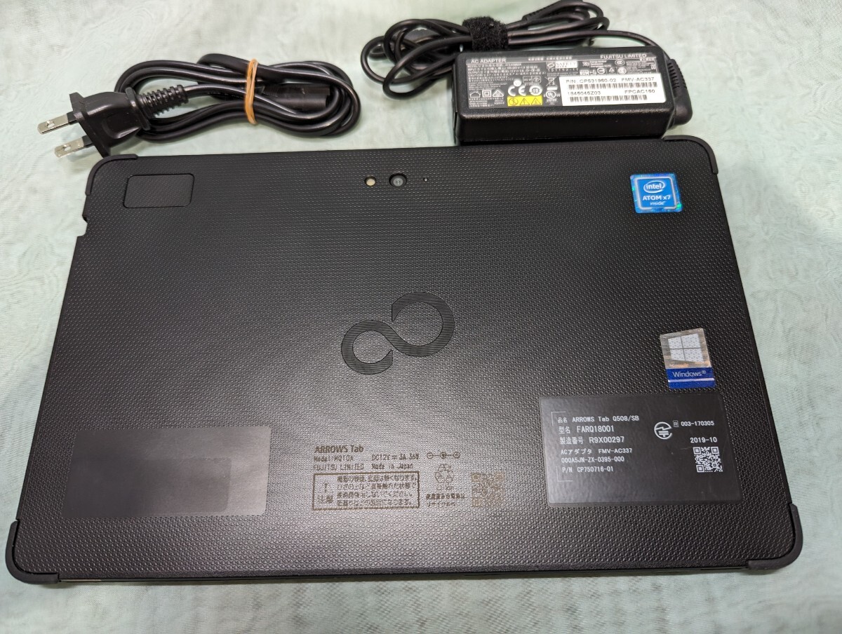 Fujitsu タブレット ARROWS Tab Q508/SB (Win 10) 64GB_画像10