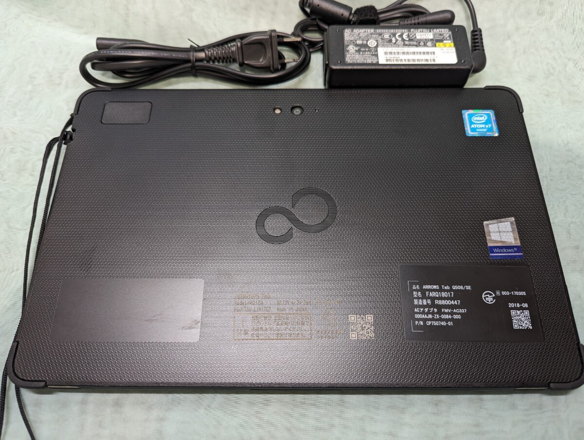 Fujitsu タブレット ARROWS Tab Q508/SE (CPU Atom x7 SSD128GB _画像10