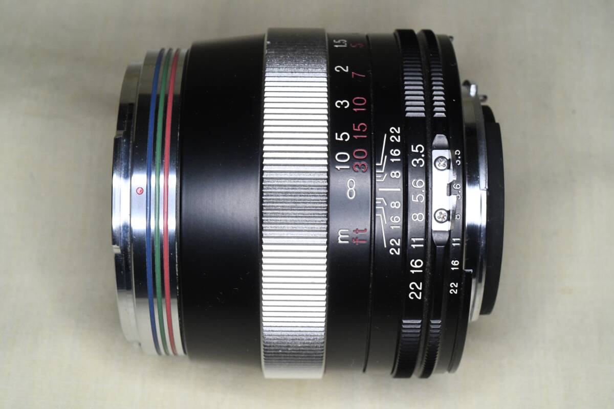 フォクトレンダー アポランター VOIGTLANDER APO-LANTHAR 90mm F3.5 SL ニコンAi-S マウント美品　フードLH-75付_画像3