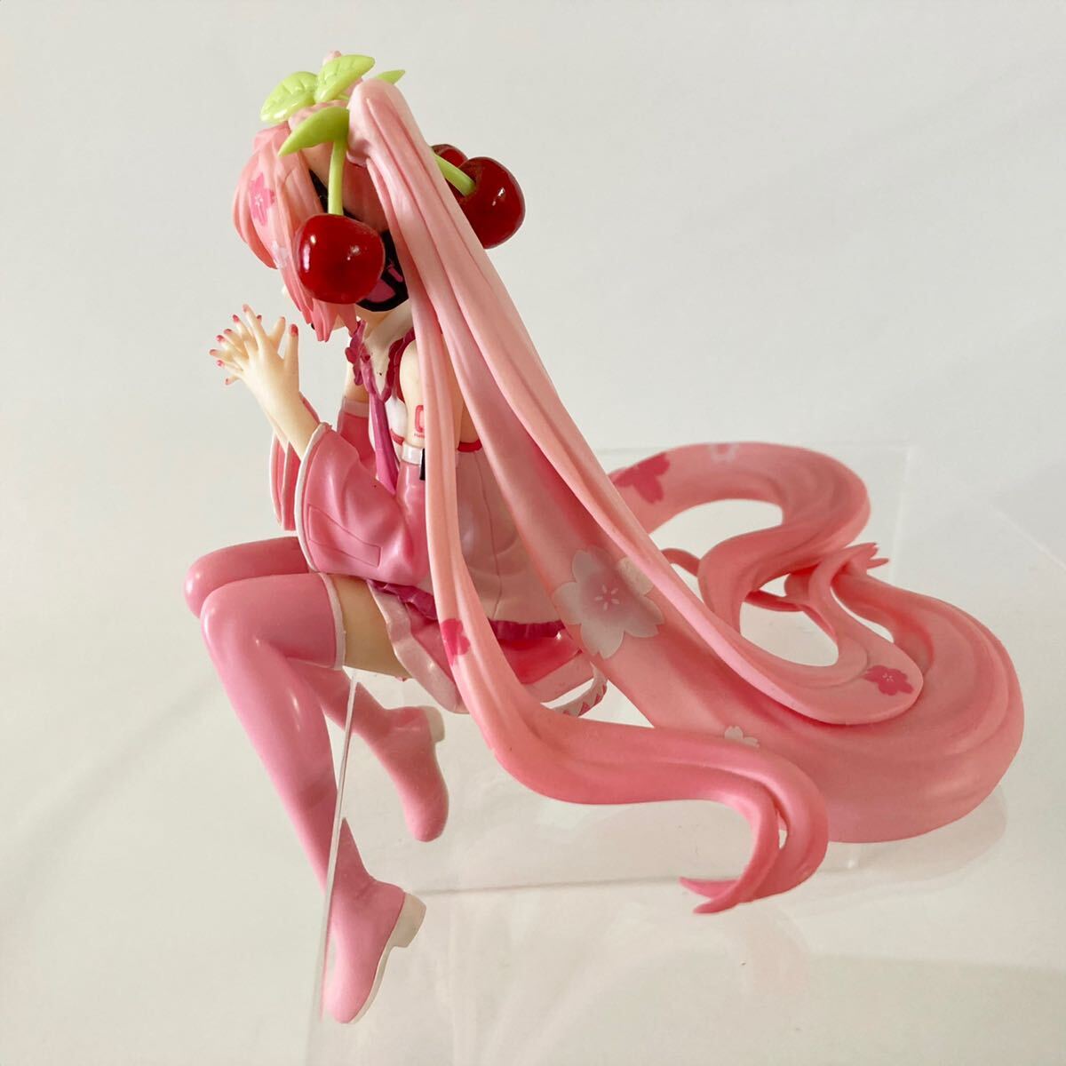 美品■ぬーどるストッパーフィギュア 桜ミク2023 Hatsune Miku Noodle Stopper Figure Sakura Miku 2023 FuRyu_画像4