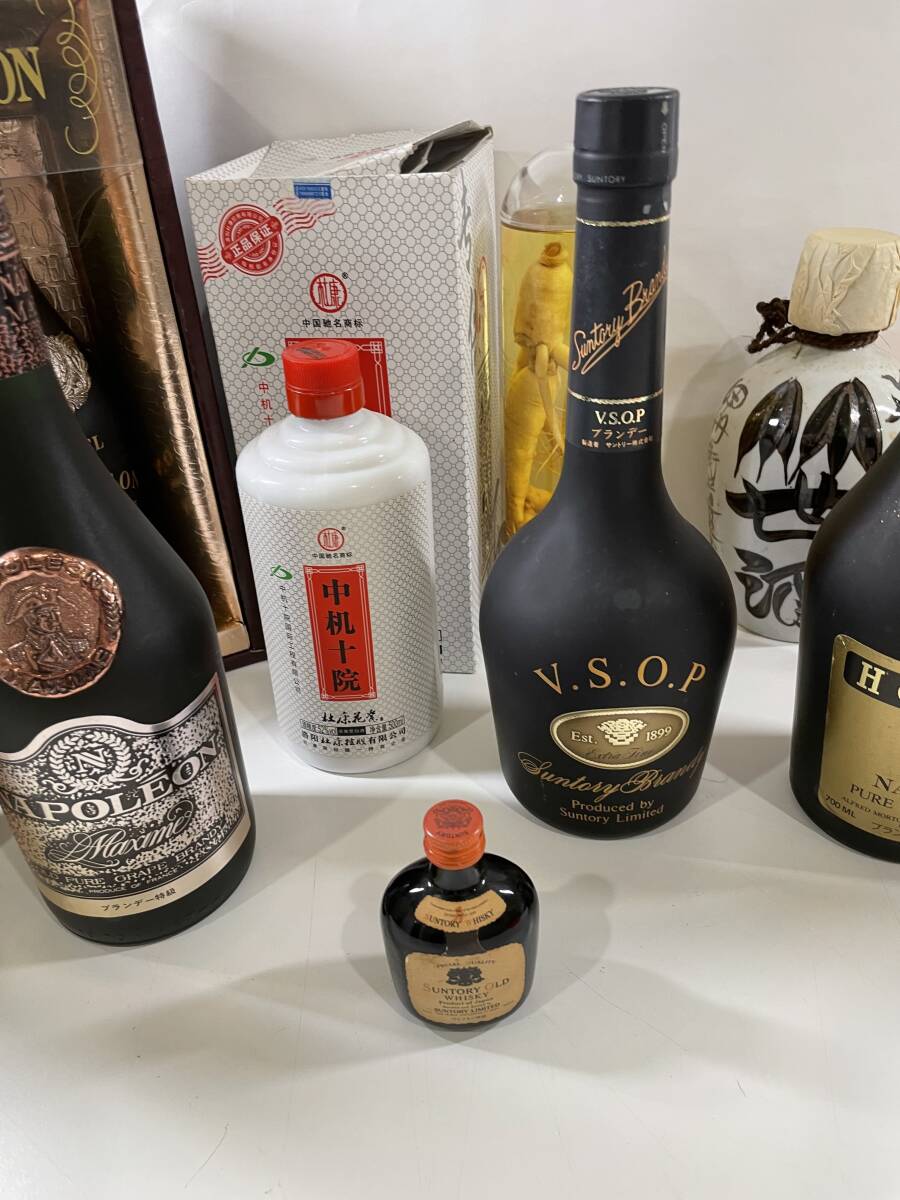 ② [1 jpy start ] Napoleon Suntory OLD whisky brandy set sale unopened goods 700ml 10ps.@ and more 