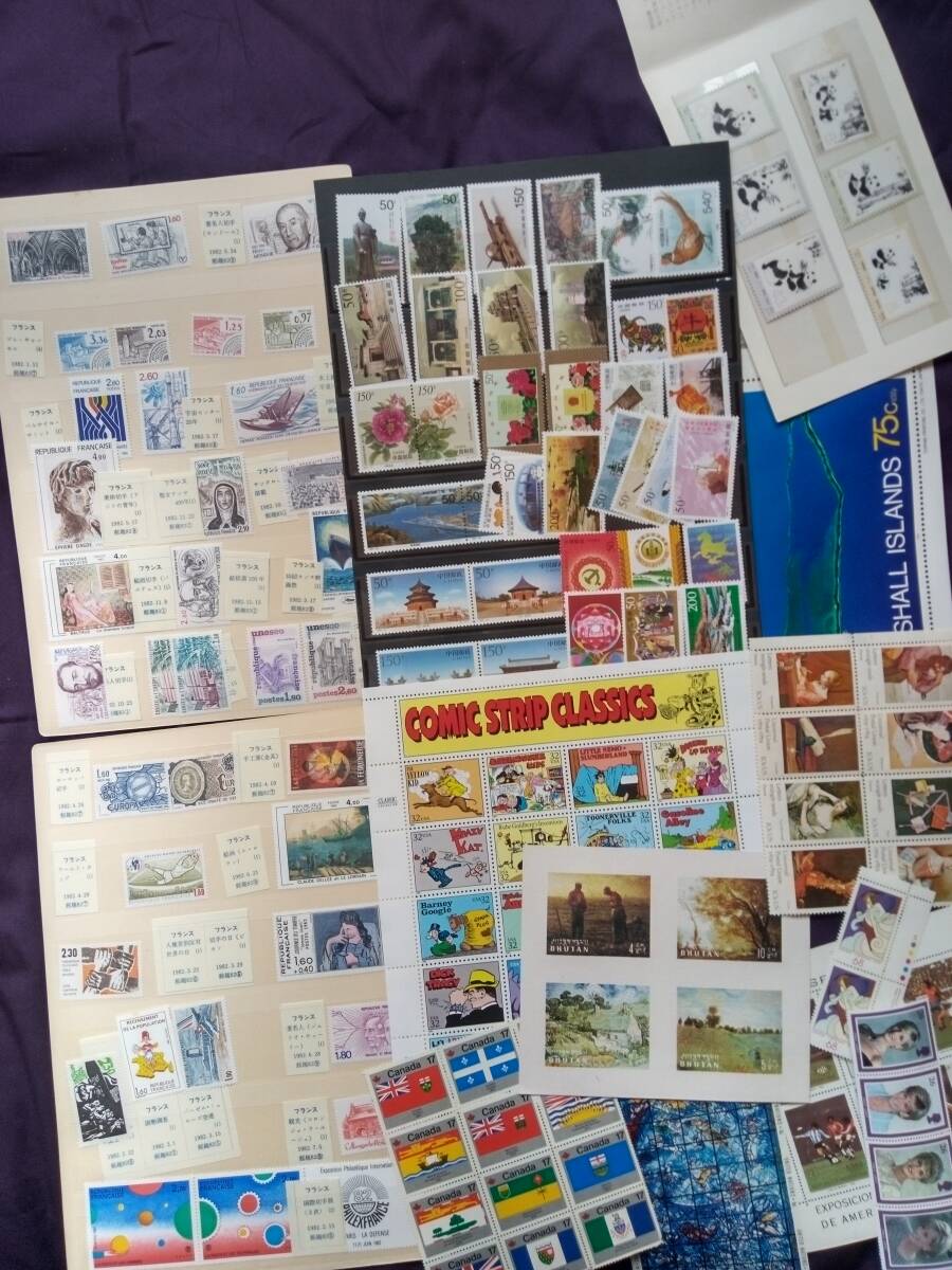 大量 未使用外国切手 5500枚超の画像2