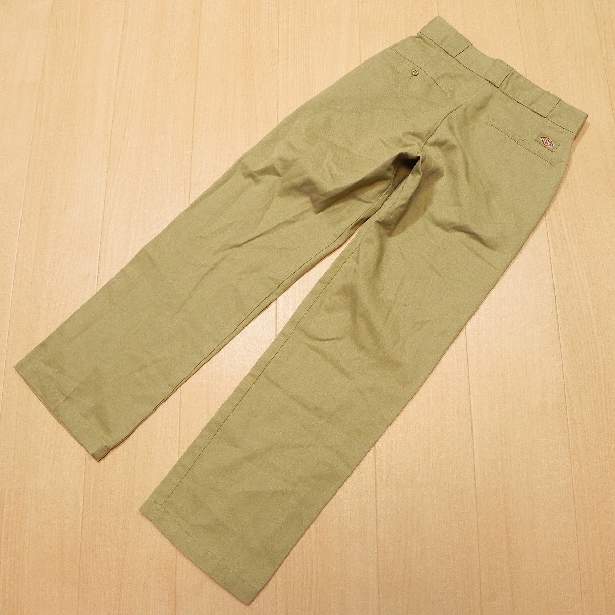 -798【W28】Dickies 874KH ワーク パンツ ディッキーズ カーキ ベージュ 即決 ★_画像2