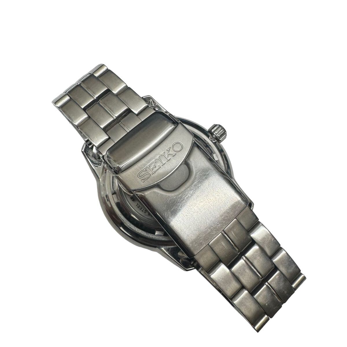 SEIKO セイコー5 SPORTS Automatic 自動巻き AT 24石 4R36-01V0 メンズ腕時計 デイデイト 裏スケ 10405の画像5