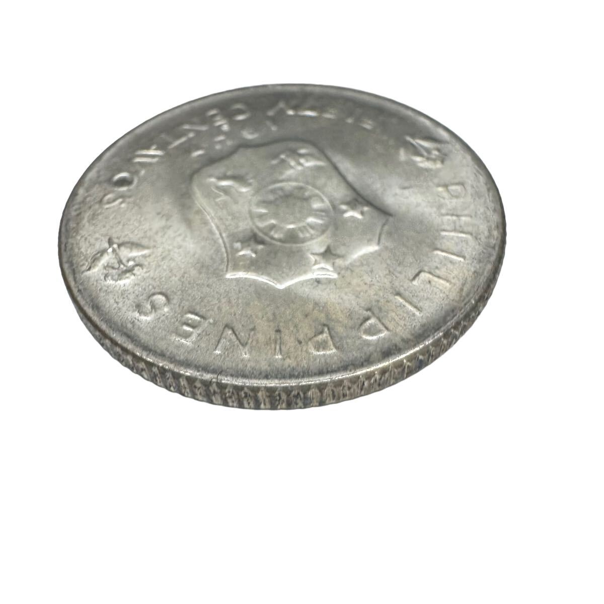 保管品 フィリピン 1947s 50センタボ　銀貨 アメリカ　Philippines 50 Centavos silver coin 10535_画像4