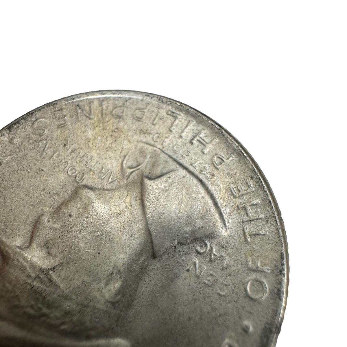 保管品 フィリピン 1947s 50センタボ　銀貨 アメリカ　Philippines 50 Centavos silver coin 10535_画像5
